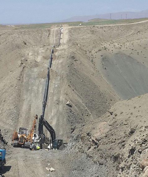 Hakkari Doğalgaz Boru Hattı Yapım İşi